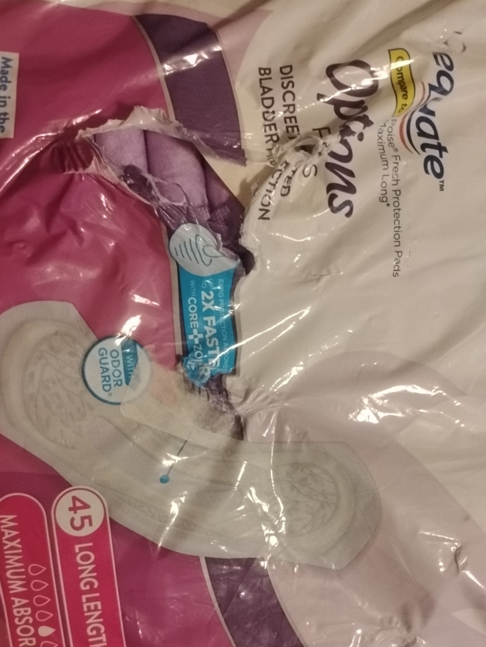 Depend® Silhouette Women’s Discreet Bladder Protection Pads - Purple